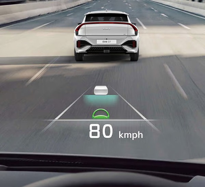 EV6 augmented reality head-up display